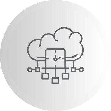 Bulut Gerçek Zaman Analitiği Temiz Profesyonel Düz Tasarım Özelliği