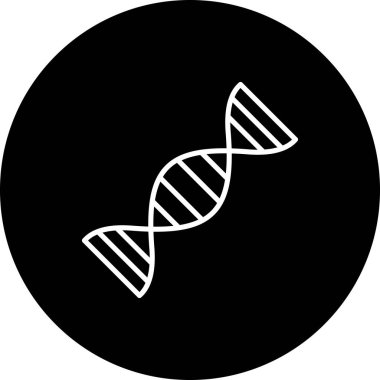 DNA Yapısı Düz Tasarım Sembolü