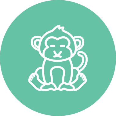 Sessiz Maymun Ayırt Temiz Damgalama Grafik ŞekliName