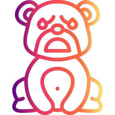 Terli Ayı. Uygulamalar için yaratıcı simge