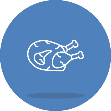 Kızarmış Tavuk Minimum Sofistike Marka Tasarım Varlığı