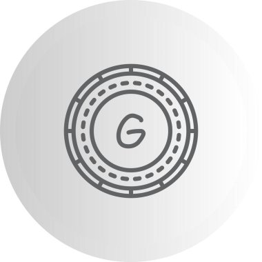 Haiti Madeni Para Yüksek Kaliteli Ölçeklenebilir Vektör İllüstrasyonu