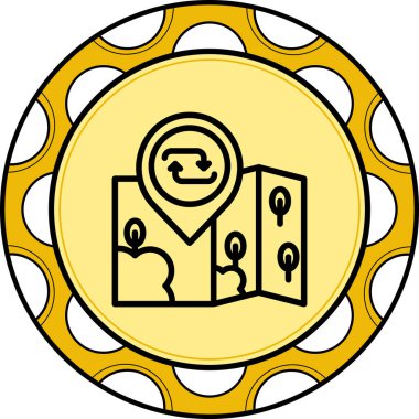 Web simgesi vektör illüstrasyonunu tekrarla