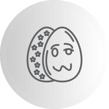 Paskalya Sarhoş Yumurta Dengeli Profesyonel Düz Sanat Düzeni