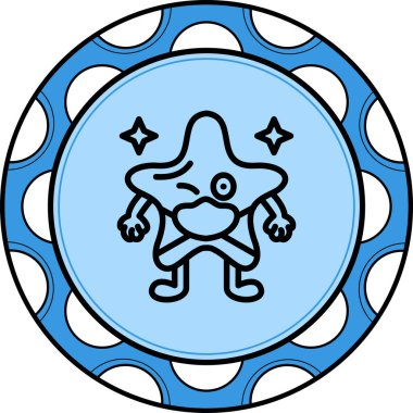 Maskeli Yıldız Stili Düz Kullanıcı Arayüzü Özelliği