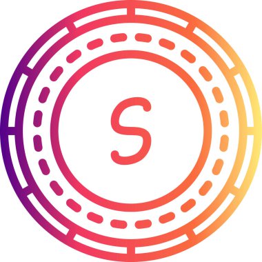 Avusturya Şilini Parası İşlevsel İşlevsel Grafik Elementi