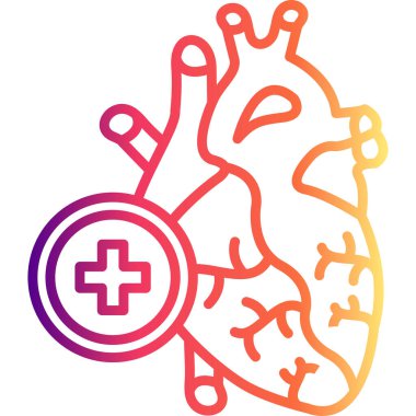 Konjestif Kalp Arızası Zarif Vektör Sanatı Nesnesi