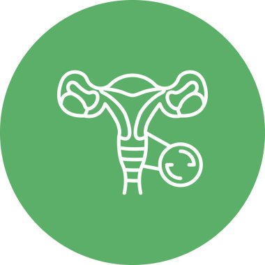 Adet döngüsü web simgesi vektör illüstrasyonu