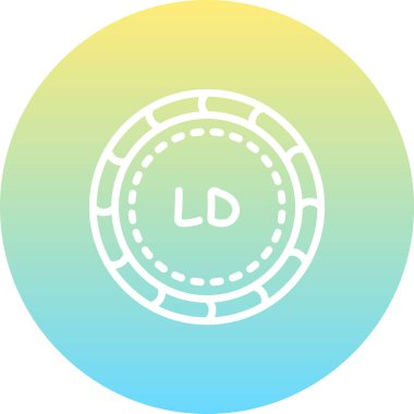 Libya para ikonu, ulusal para birimi