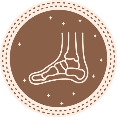 İnsan ayak anatomisinin basit ana hatları