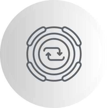 Web simgesi vektör illüstrasyonunu tekrarla