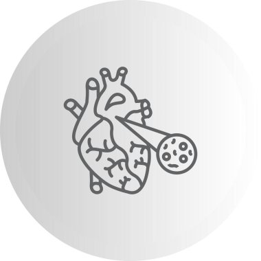 Virüslü kalp tasviri saldırıyor.