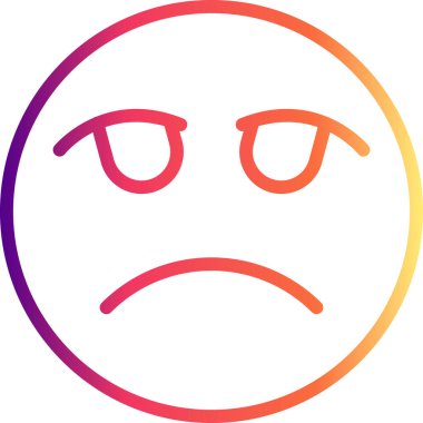 emoji simgesi, web kullanımı için basit tasarım vektör çizimi