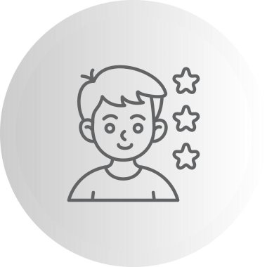 Kullanıcı İncelemesi Sofistike Temiz Ürün Grafik Şekli