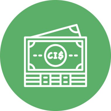 Cayman Adaları Notları Entelektüel Özel Vektör Sanat Nesnesi