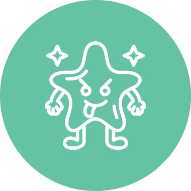 Yıldız Alaycılığı Belirgin Asgari Markalaştırma Vektör Varlığı