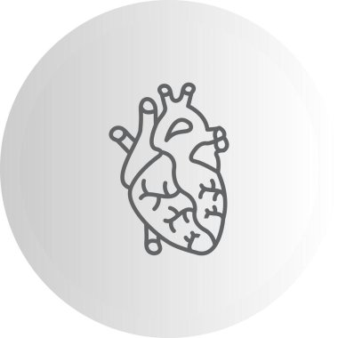 Kalp Premium Dijital Tasarım Sembolü