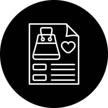 İstek Listesi Yaratıcı Fonksiyonel Web Grafik Sembolü