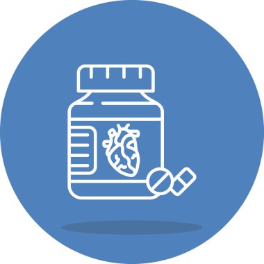 Bir şişe kalp sağlığı ilavesi.