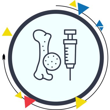 Kemik iliği Biyopsisi Belirgin Profesyonel Yaratıcı Grafik Elementi
