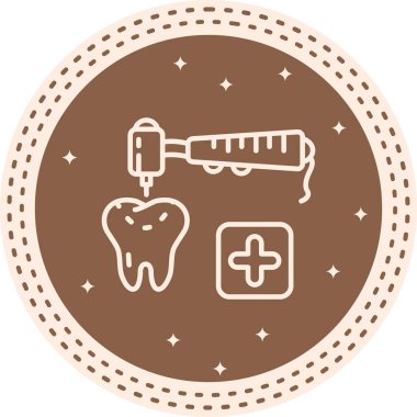 Diş Doldurma Sofistike Temiz Ürün Grafik Şekli