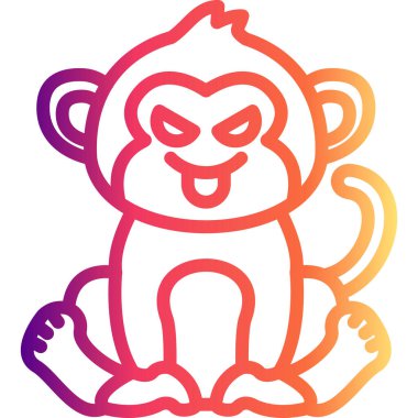 Kıskanç Maymun Dinamik Özel Dijital Sanat Düzeni