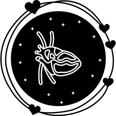 Sol Atrium Ayırt İşlevsel Damgalama Grafiksel Elementi