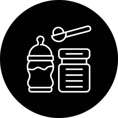 Ölçü kaşığıyla şişe ve kavanoz.