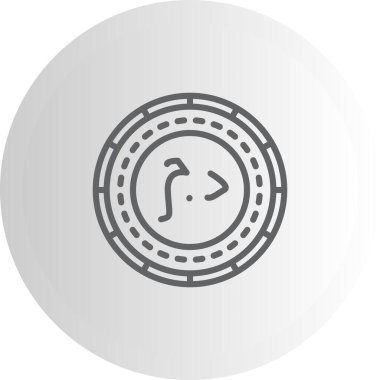 Sahra Arap Sikkesi Yaratıcı Minimum Vektör Sanatı