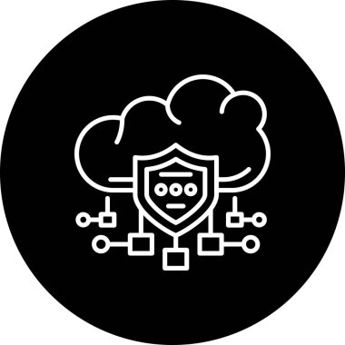 Bulut Kimliği Yönetimi Zarif Vektör Sanatı Nesnesi