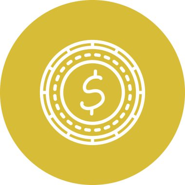 Dolar Bozukluğu Premium Dengeli Ürün Tasarımı Nesnesi