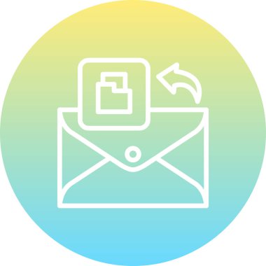 E- posta Dizini Temizlenmiş Dijital Grafik Düzeni