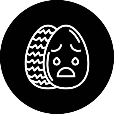 Paskalya Terli Yumurta Modern Soyut Yaratıcı Tasarım Varlığı