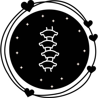 Lordosis Eşsiz Düz Dijital Tasarım Nesnesi