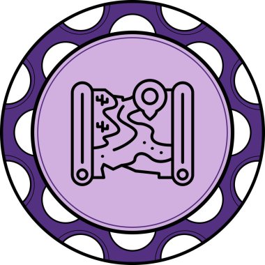 Hazine Haritası Yenilikçi Minimum Ürün Tasarım Düzeni