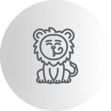 Aslan Partisi Stili Profesyonel Yaratıcı Sanat Nesnesi