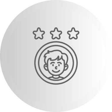 Kullanıcı Derecelendirme Sistemi Özel Vektör Tasarım Varlığı