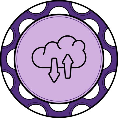 Bulut Bağlantısı Yaratıcı Dinamik Web Tasarımı Nesnesi