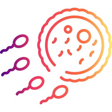 sperm hücreleri yumurta hücrelerine doğru yüzüyor