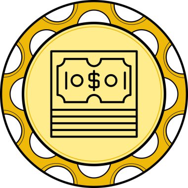 Yuvarlak madeni para dizaynı