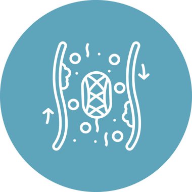 Anjiyoplasti Premium Çağdaş Düz Vektör Özelliği