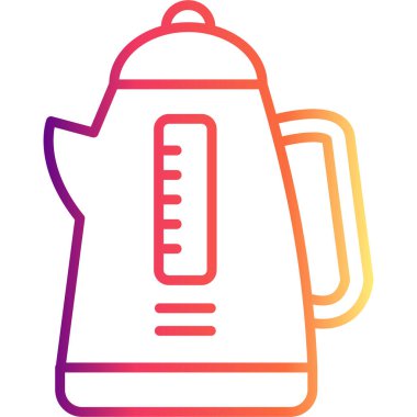 Ölçüm işaretli renkli elektrikli su ısıtıcısı