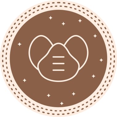 Bebek Maskesi Modern Soyut Yaratıcı Tasarım Varlığı