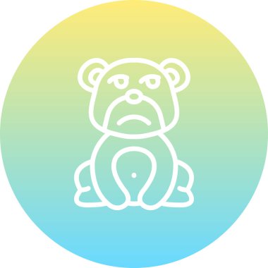 Eğlenilmeyen Ayı Tarzı Temiz Ürün Tasarımı Nesnesi