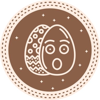 Paskalya Sürprizli Yumurta Yaratıcı İşlevsel Web Grafiksel Sembolü