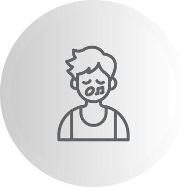 Şarkı Söyleyen Çocuk Dinamik Yenilikçi Web Tasarım Elementi