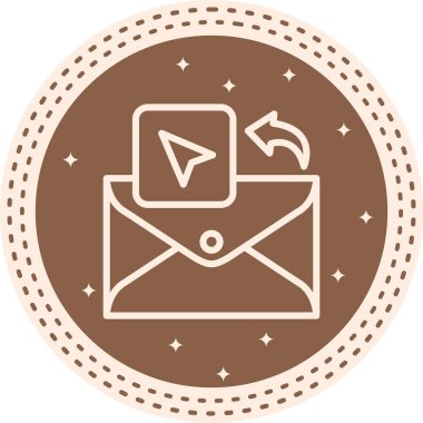 Navigasyon Oku Asgari Düz Vektör İllüstrasyonu