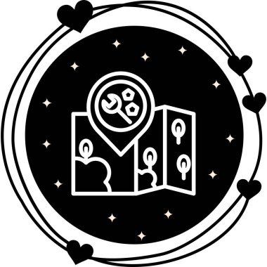 Location Maintenance Elegant Professional Flat Graphic Symbol