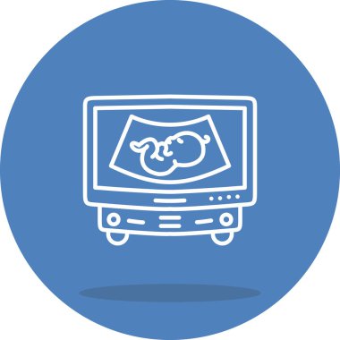 Bebek Ultrasonu Profesyonel Temiz Kullanıcı Arayüzü Elemanı