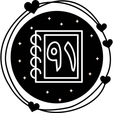 Ürdünce Sayma 91 Yaratıcı İşlevsel Web Grafik Sembolü